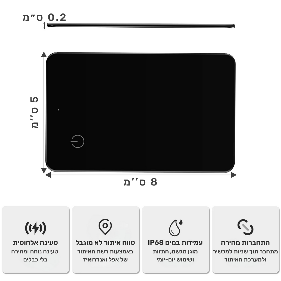 כרטיס איתור חכם